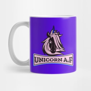 Unicorn AF, Funny Cute, Unicorn Gift, Unicorn Meme Mug